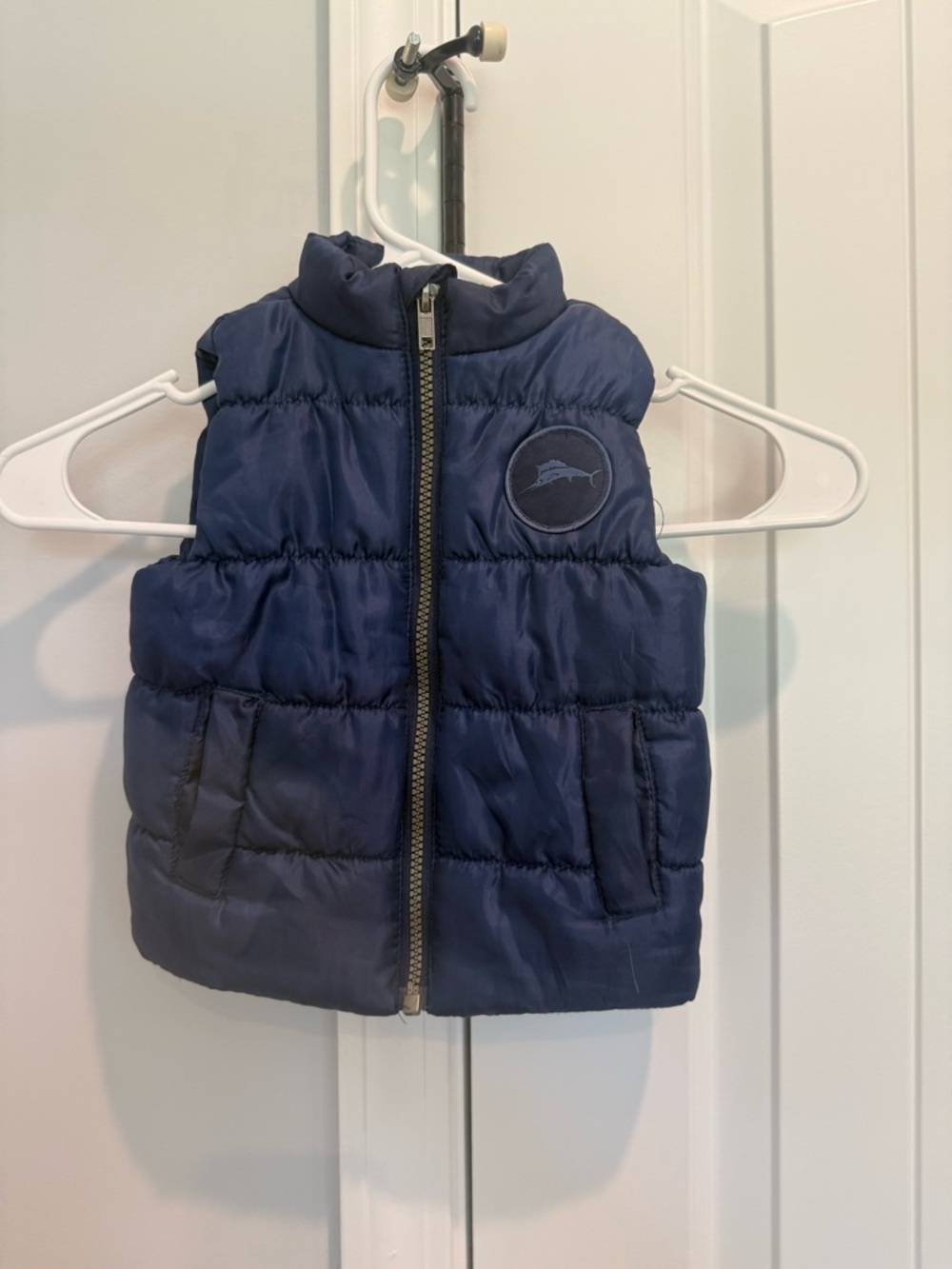 Tommy Bahama Kids Navy Quilted Puffer Vest